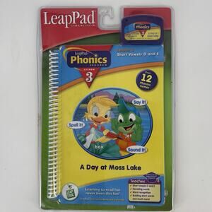 NEW LeapFrog LeapPad Phonics Program Lesson 3‎ A Day At Moss Lake SEALED